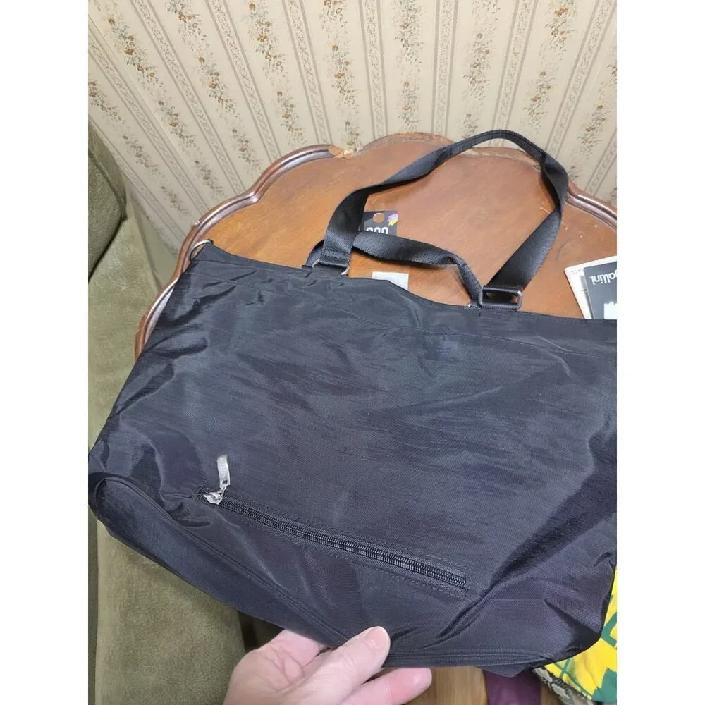 Baggallini Anywhere Day Laptop Tote Black Travel Work Organizer Bag NWT w/ Strap